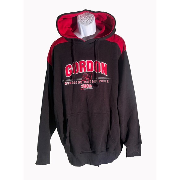 NASCAR JEFF GORDON #24 HENDRICK MOTORSPORTS Pull-Over Sweatshirt Black XL - Picture 1 of 5